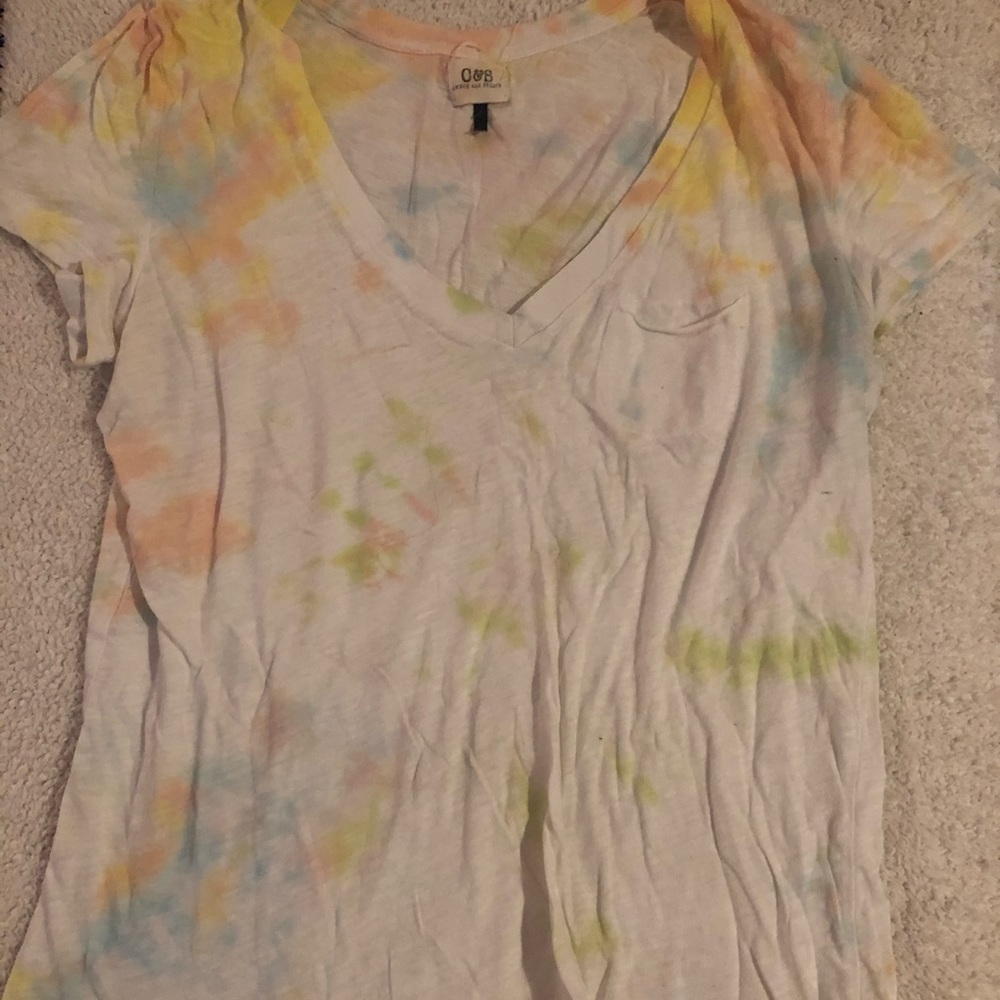 Tye Dye top 🖤💚💙